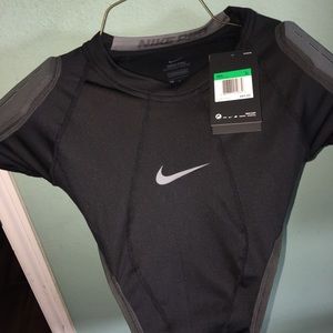 Mens Nike Pro Hyperstrong Football Shirt 4 Pads